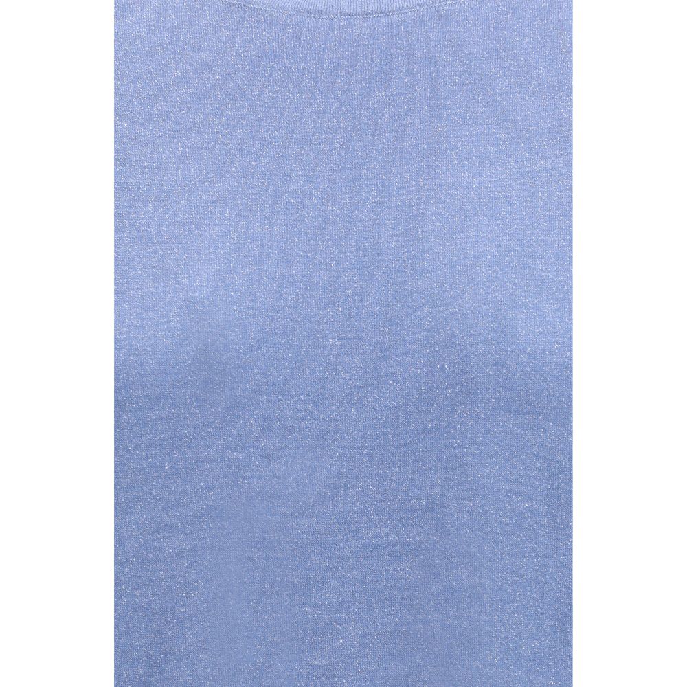 Brunello Cucinelli Blue Nylon T-Shirt