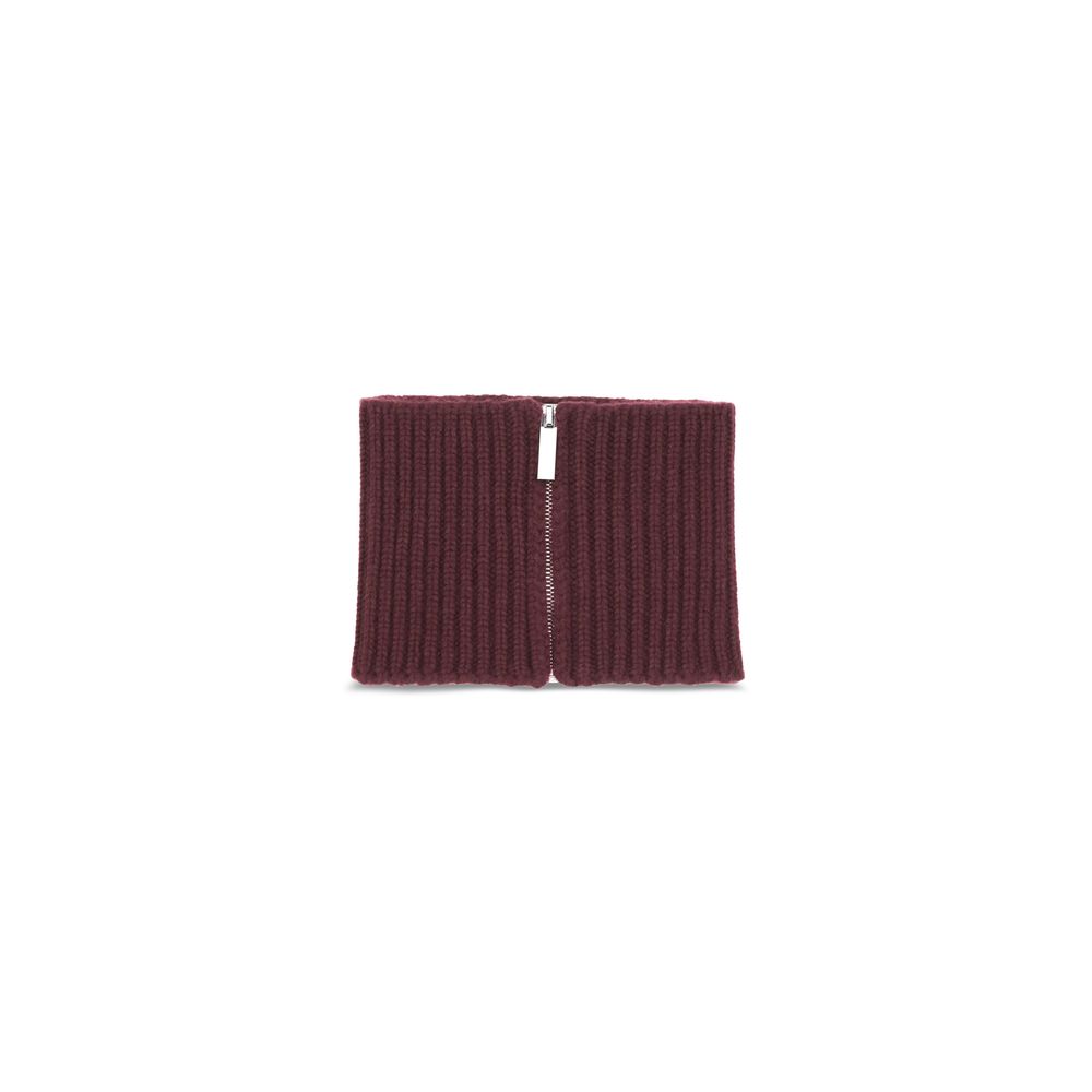 SA SU PHI Bordeaux Cashmere Scarf