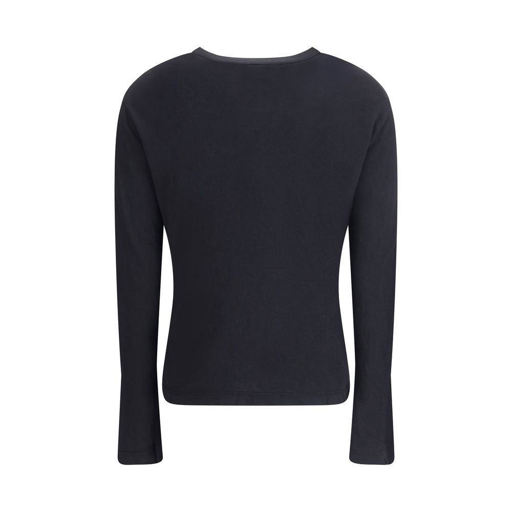 James Perse Black Cotton Sweatshirt