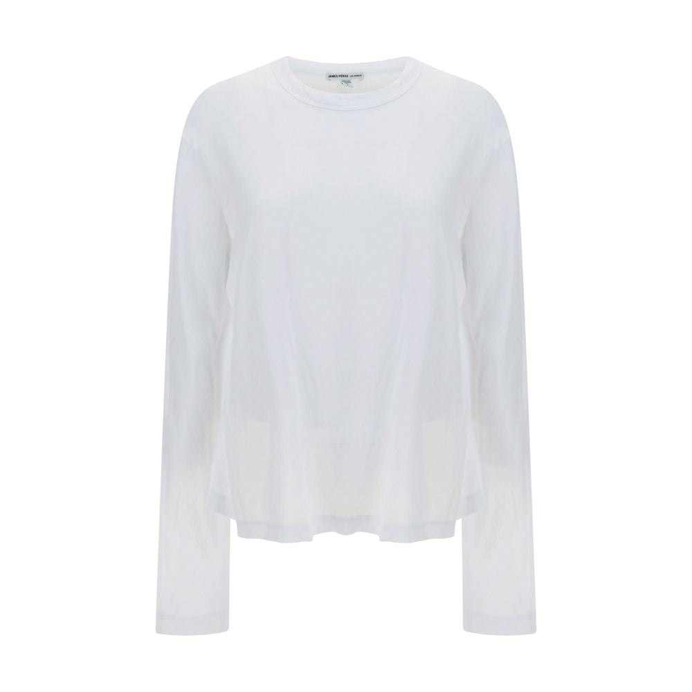 James Perse White Cotton Sweatshirt