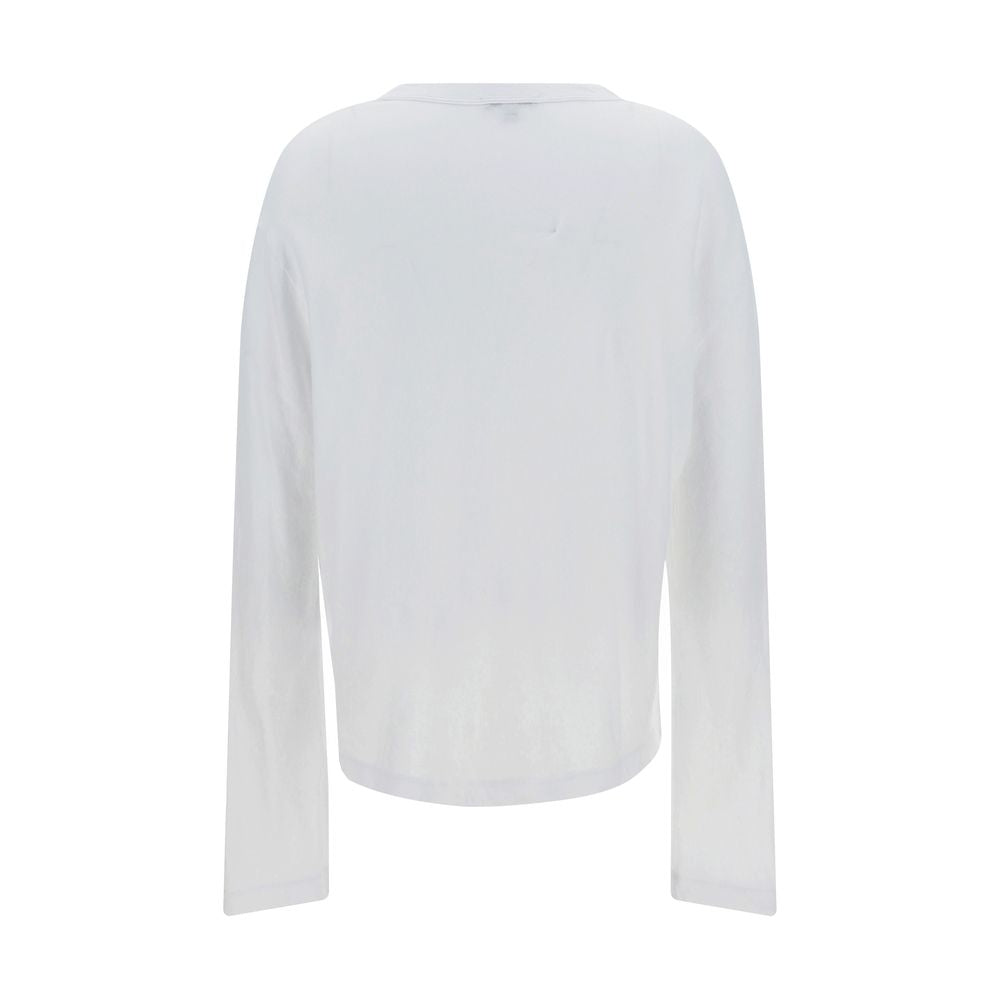 James Perse White Cotton Sweatshirt