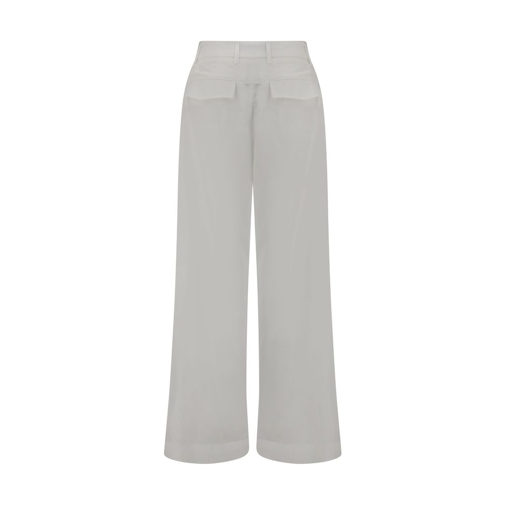 The Latest White Cotton Casual Pants