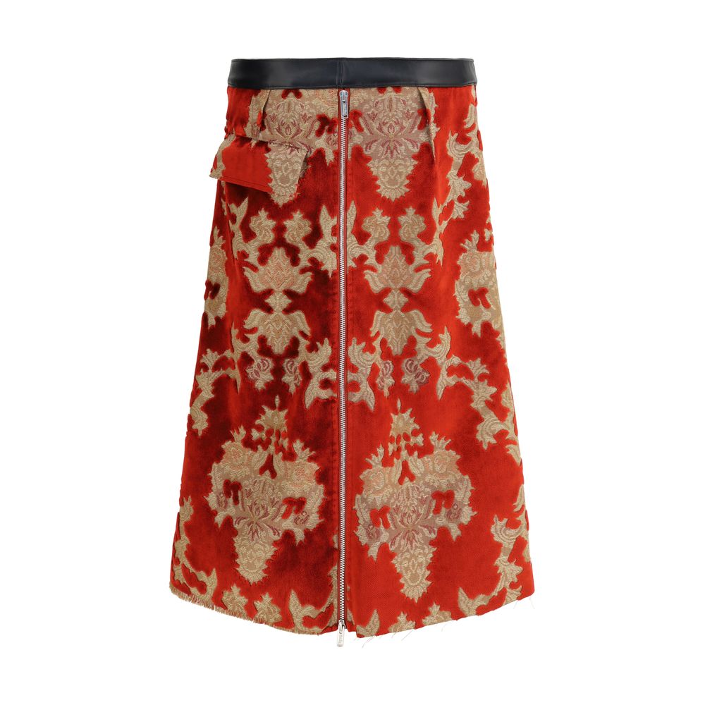 Undercover Multicolor Marabou Bermuda Shorts