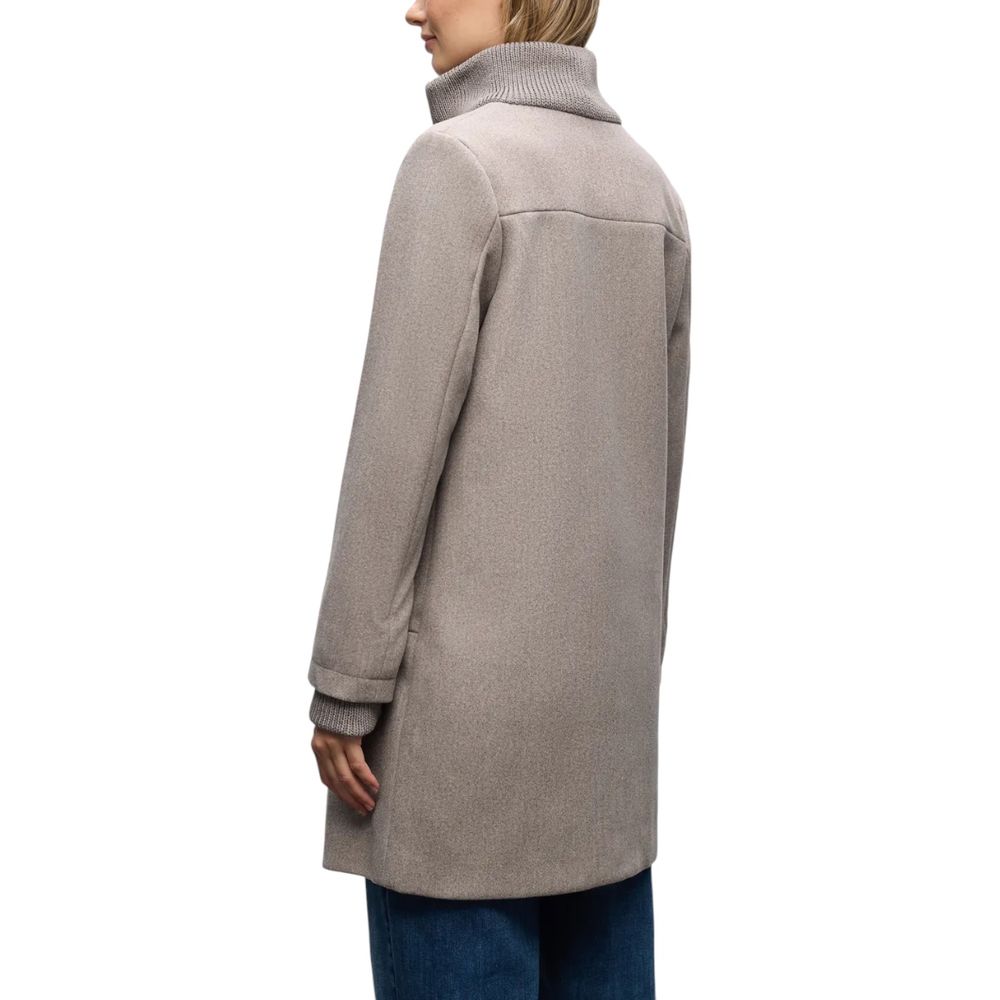 Street One Gray Polyester Coat