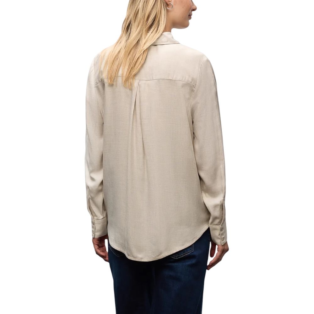 Street One Beige Viscose Blouse