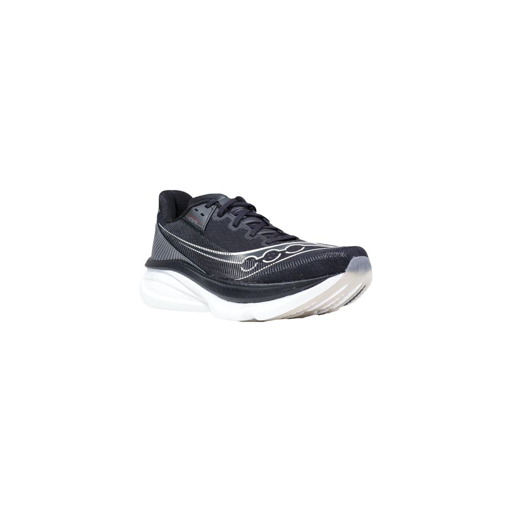 Saucony Black And White Textile Athletic Sneakers
