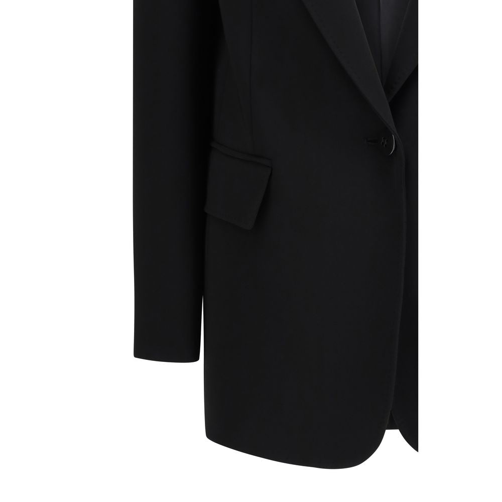 Max Mara Black Triacetate Blazer
