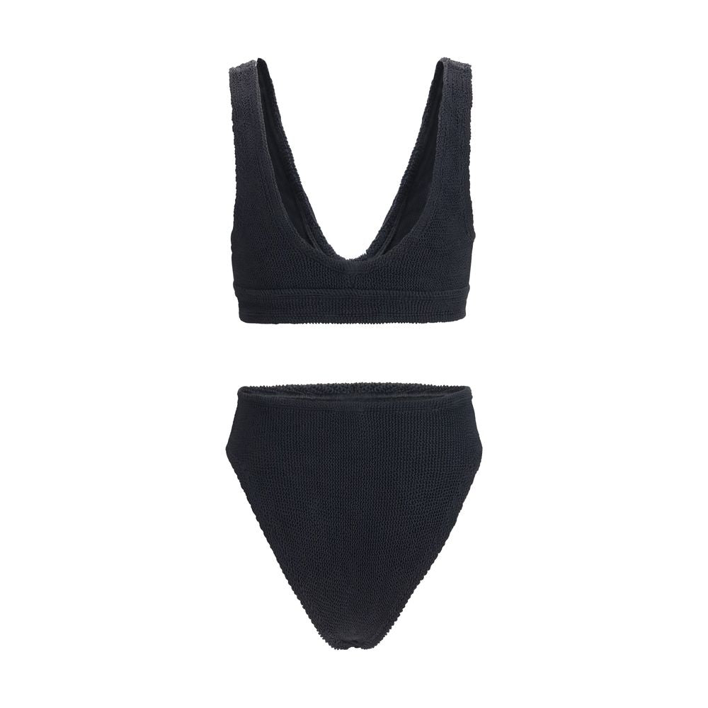 Hunza G Black Polyamide One-Piece Swimsuit