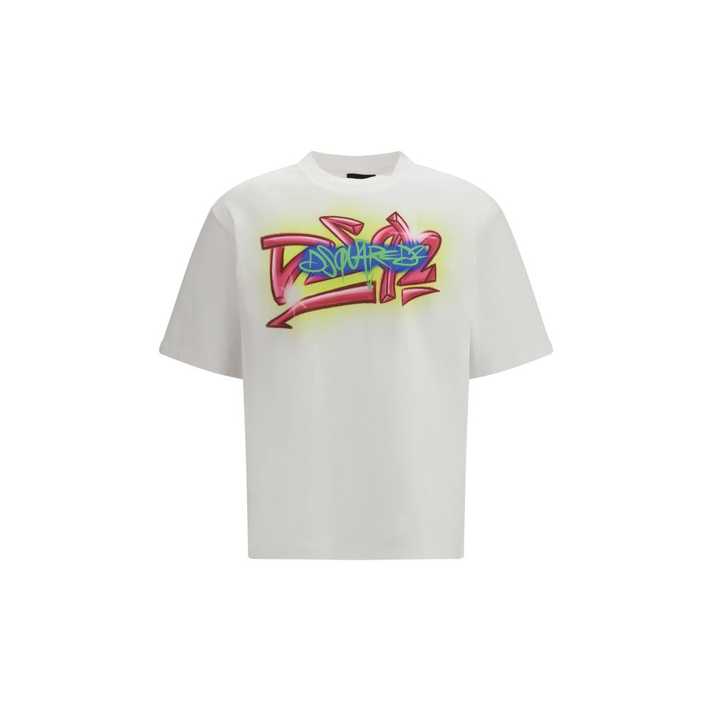 Dsquared² White Cotton T-Shirt