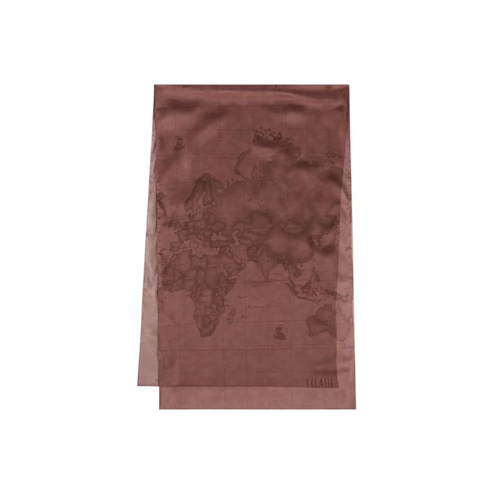 Alviero Martini Prima Classe Gray Polyester Scarf