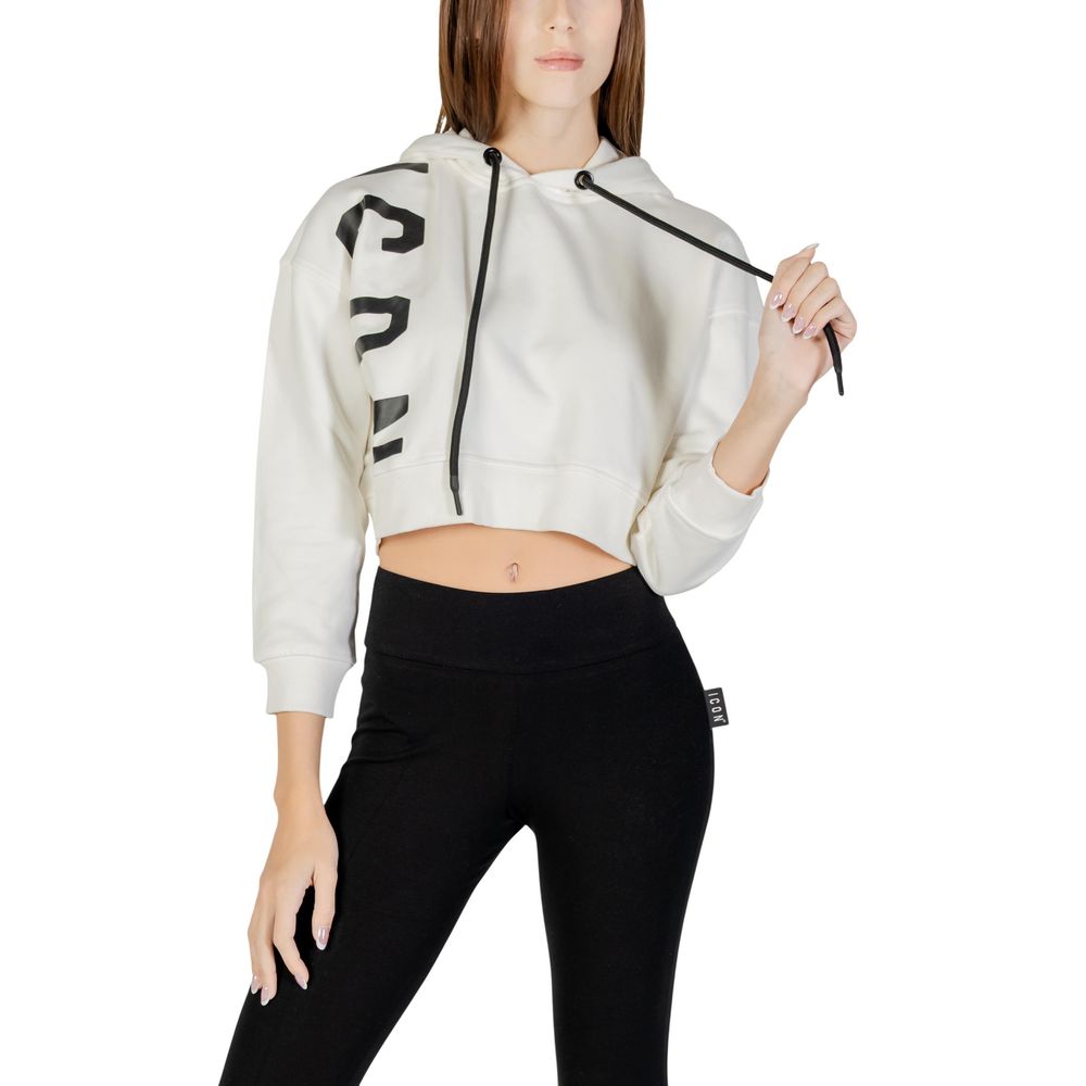 Icon Cream Cotton Hoodie