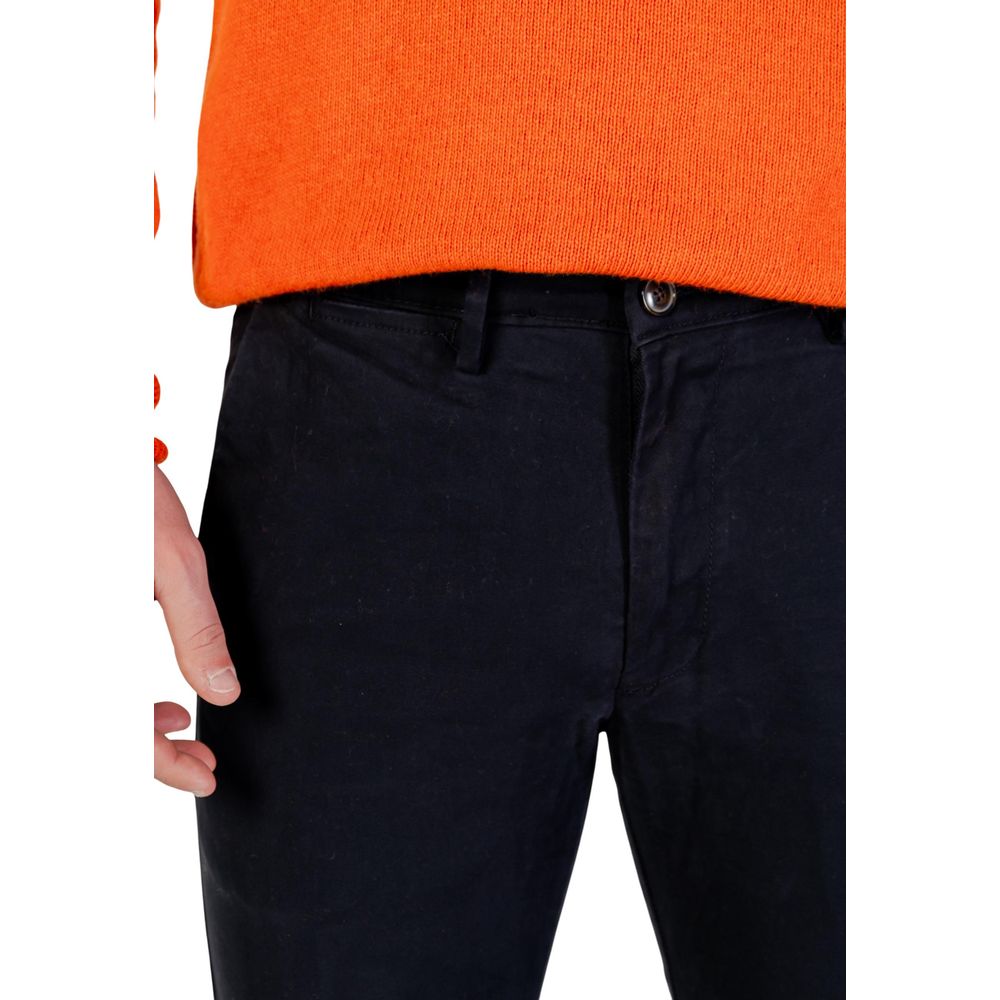 Borghese Blue Cotton Skinny Pants