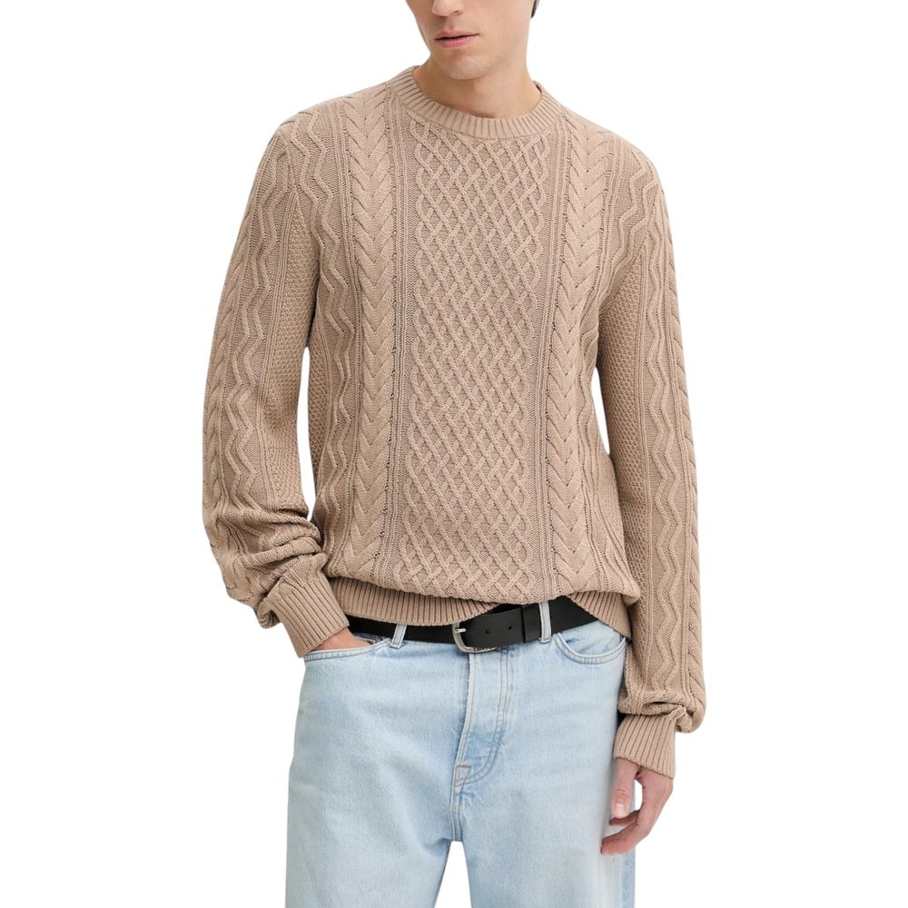 Tommy Hilfiger Jeans Beige Recycled Cotton Sweatshirt