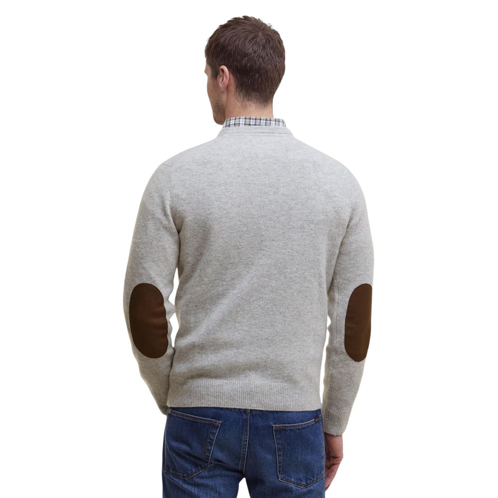 Barbour Gray Wool Sweatshirt