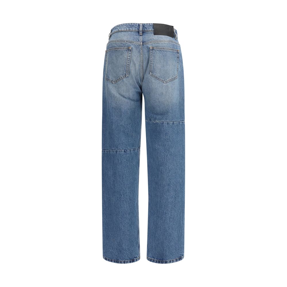 MM6 Blue Cotton Jeans Denim