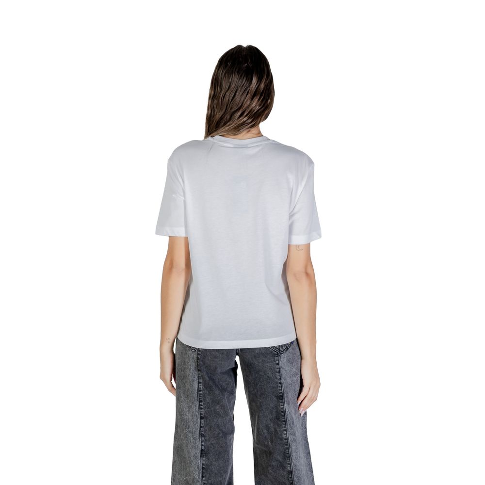 Karl Lagerfeld White Cotton T-Shirt