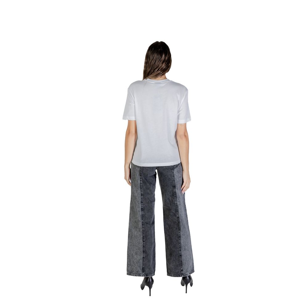 Karl Lagerfeld White Cotton T-Shirt