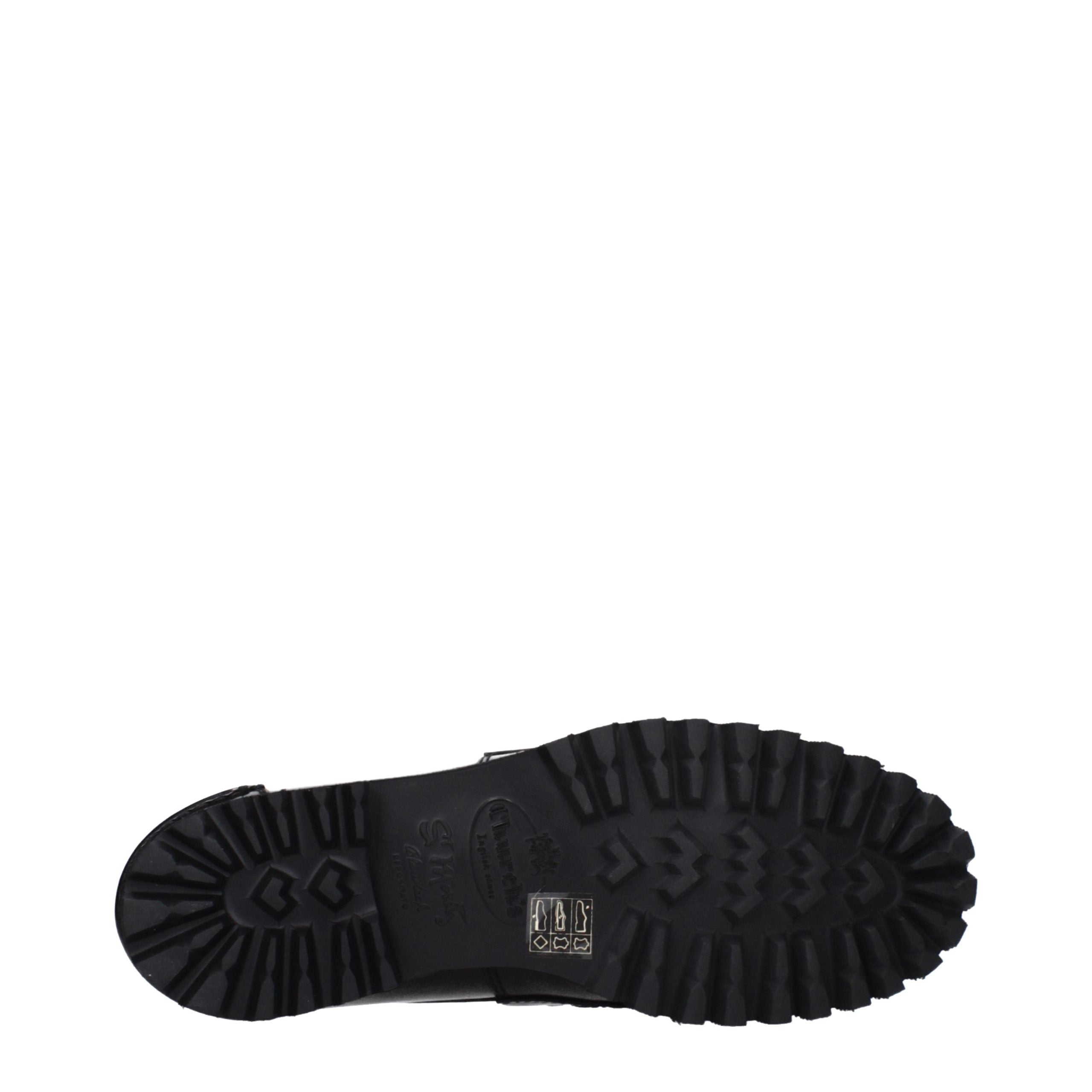 Church's Black Leather Slip-On Loafers