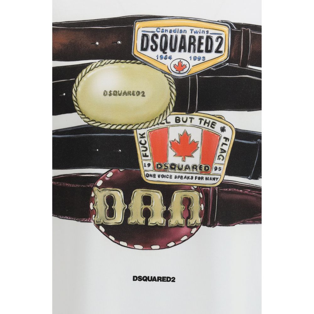 Dsquared² White Cotton T-Shirt