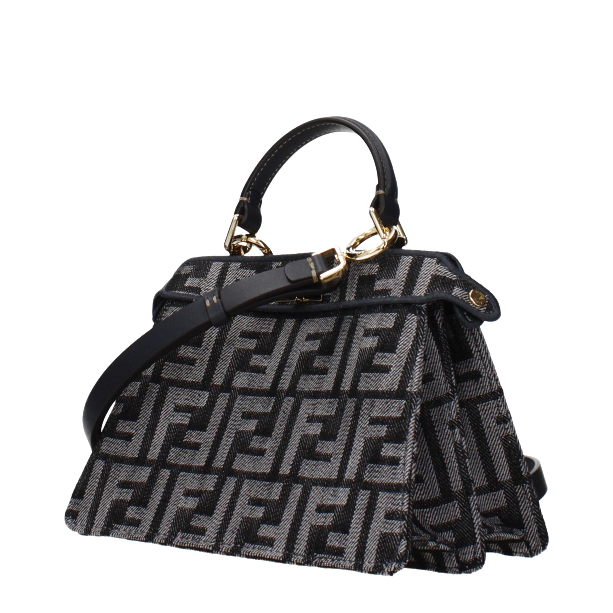 Fendi Black Fabric Handbag