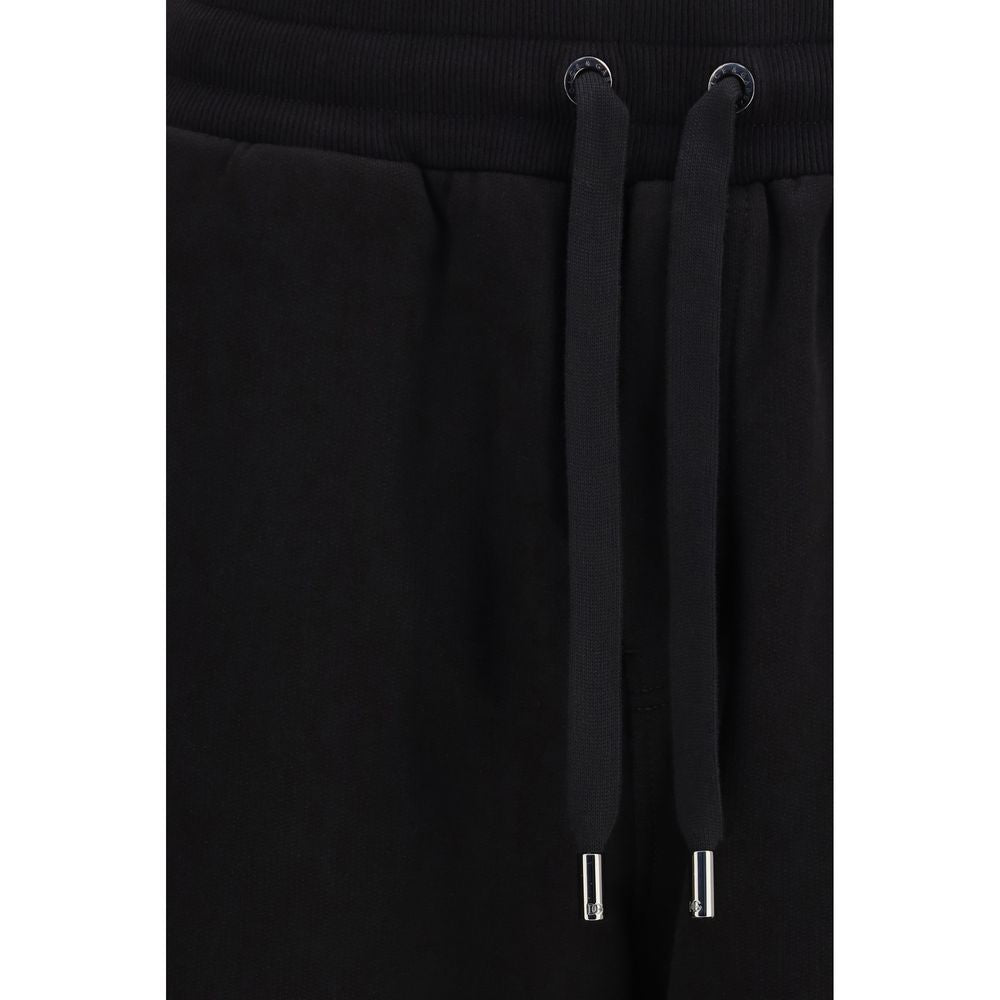 Dolce & Gabbana Black Cotton Casual Pants