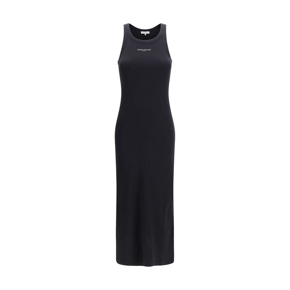 Maison Kitsuné Black Cotton Casual Dress