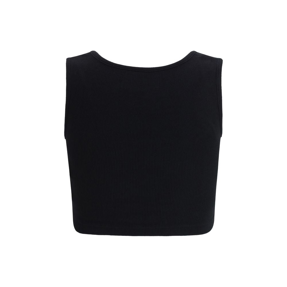 Vivienne Westwood Black Cotton Sleeveles T-Shirt