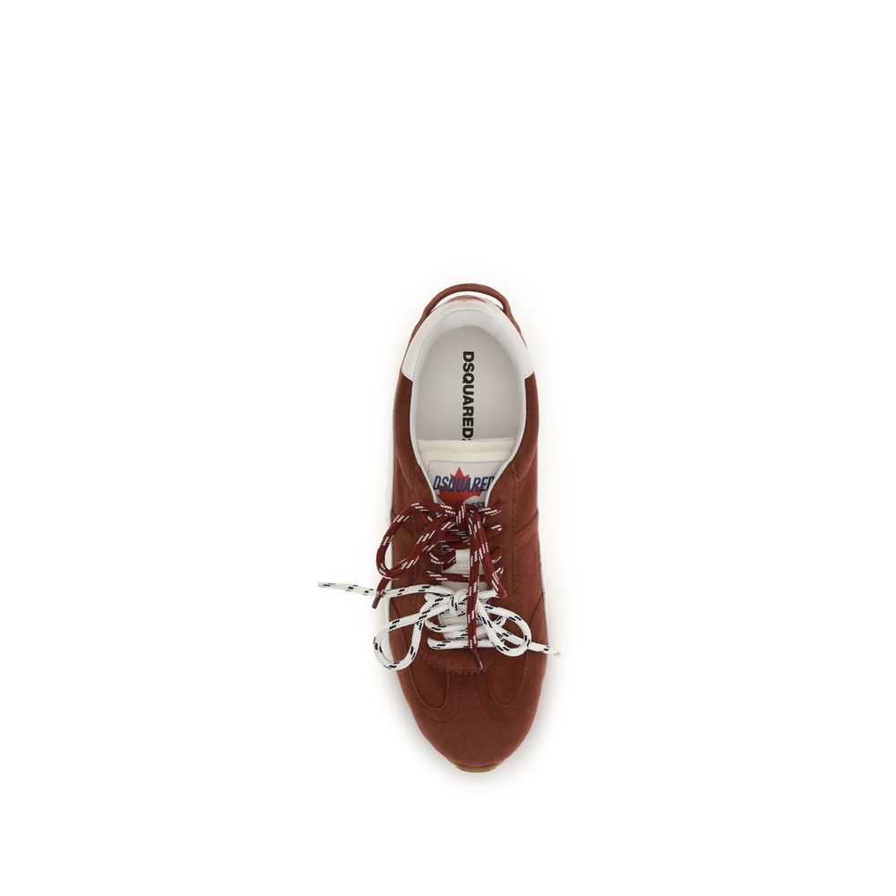 Dsquared² Multicolor Calf Leather Bos Taurus Low Top Sneakers