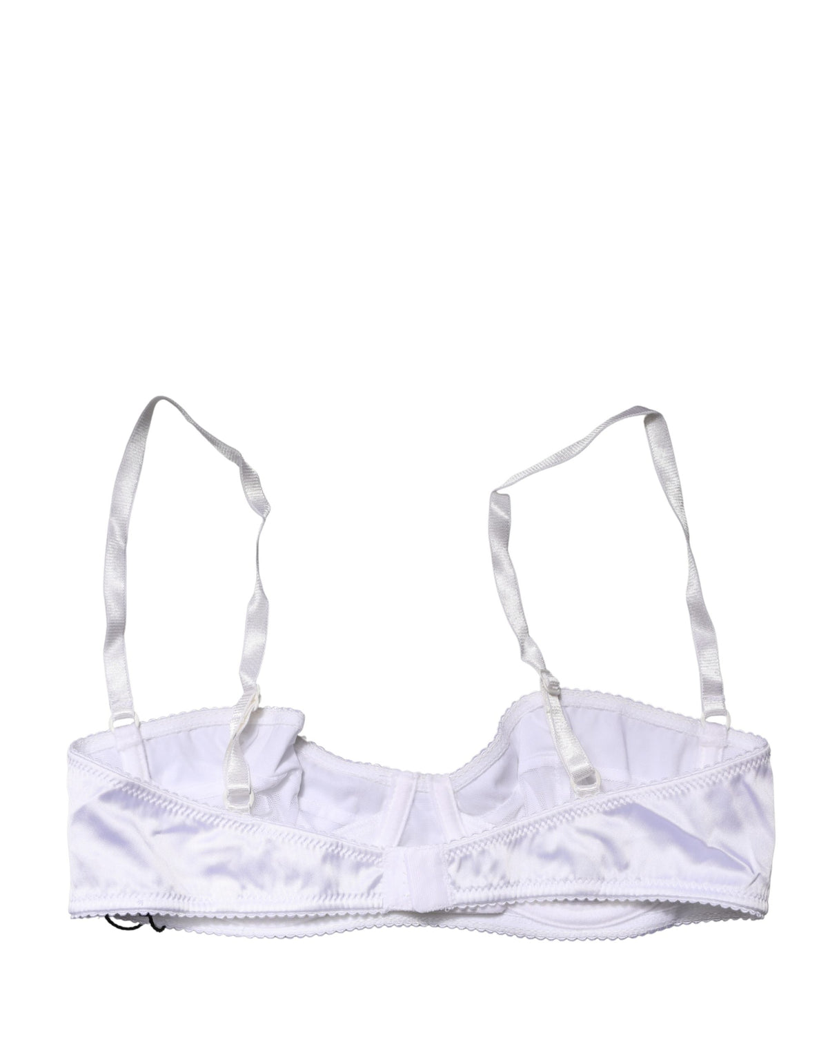 Dolce & Gabbana White Semi-Pad Underwire Balconette Bra Underwear
