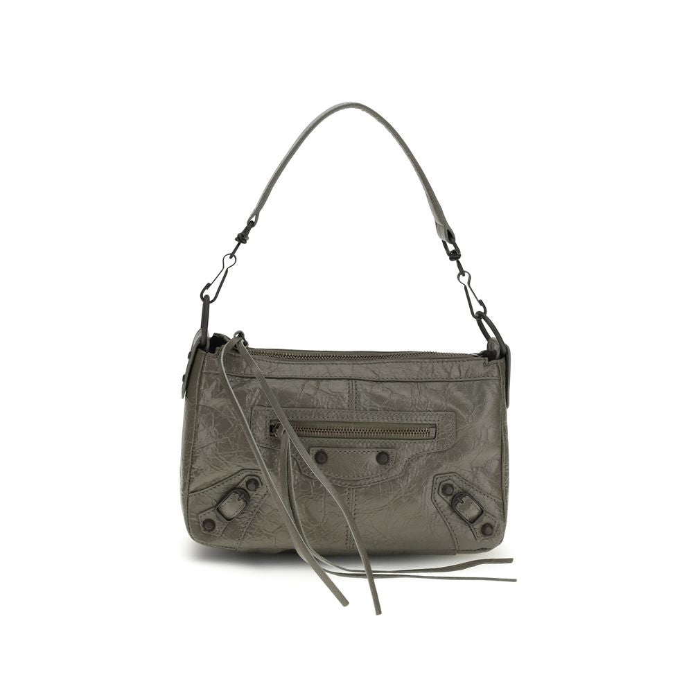 Balenciaga Bicolor Lamb Ovis Aries Aries Shoulder Bag