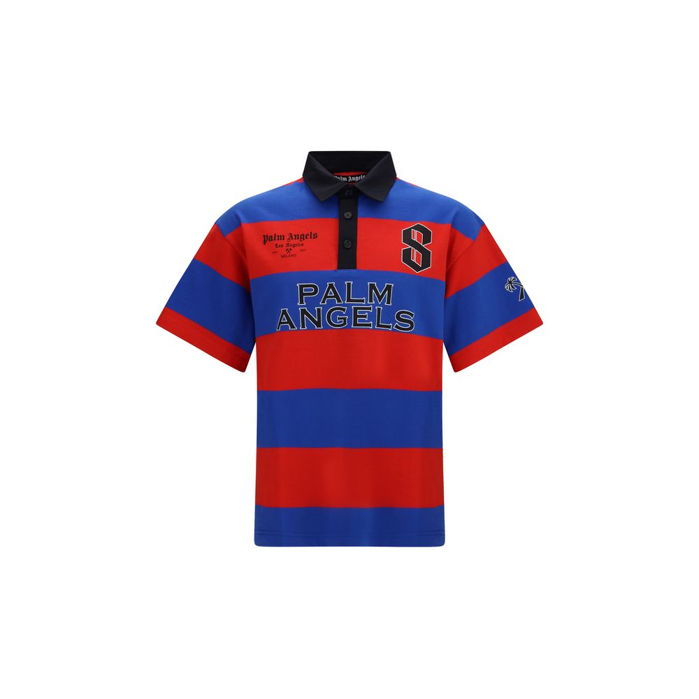 Palm Angels Multicolor Cotton Polo Shirt