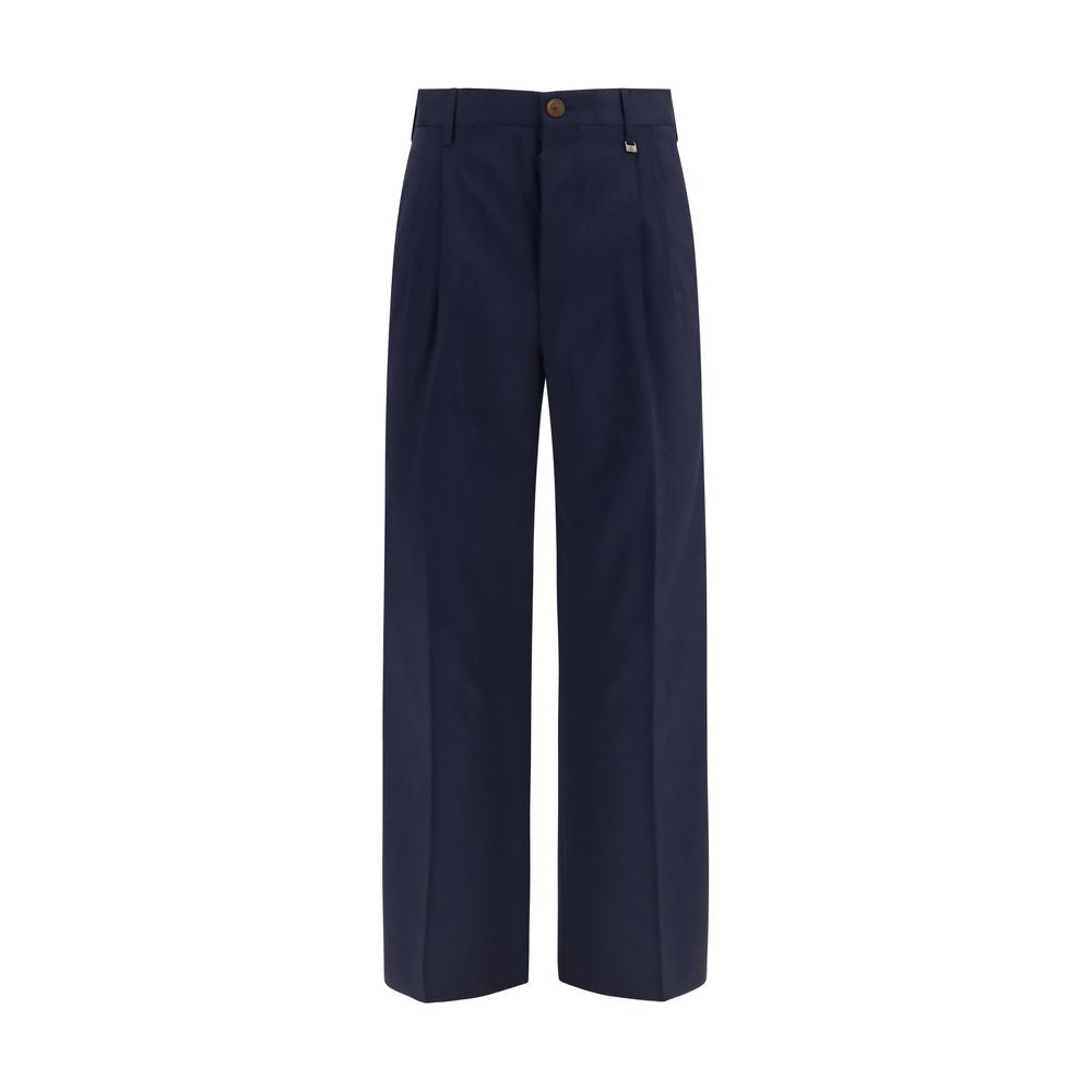 Vivienne Westwood Blue Wool Oves Aries Dress Pants