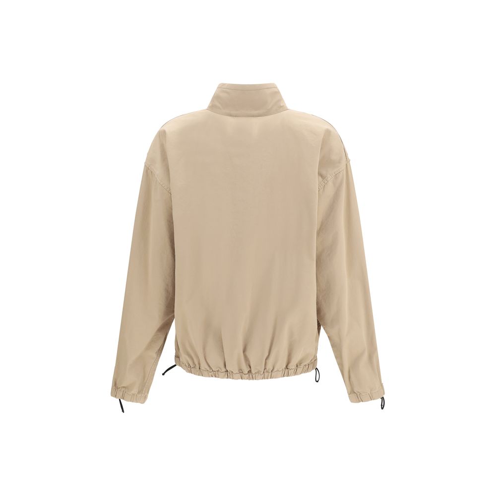 Miu Miu Beige Cotton Full-Length Jacket