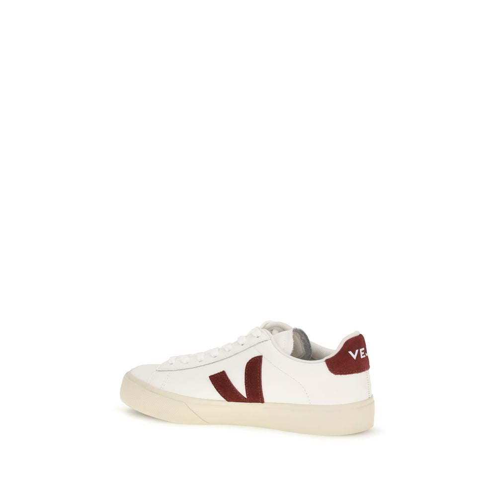Veja White Calf Leather Bos Taurus Low Top Sneakers