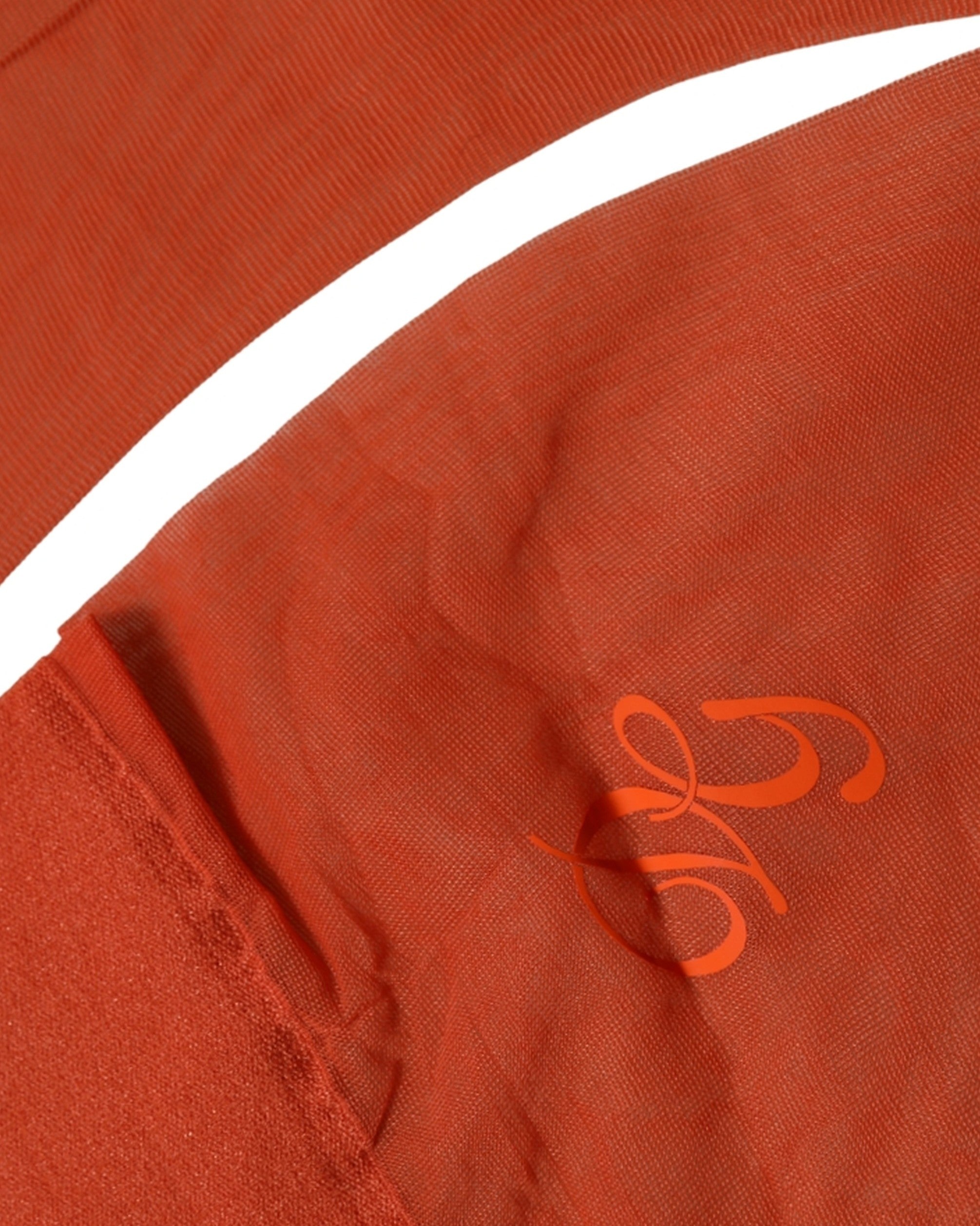 Dolce & Gabbana Orange Knee High Sheer Nylon Accessory Socks