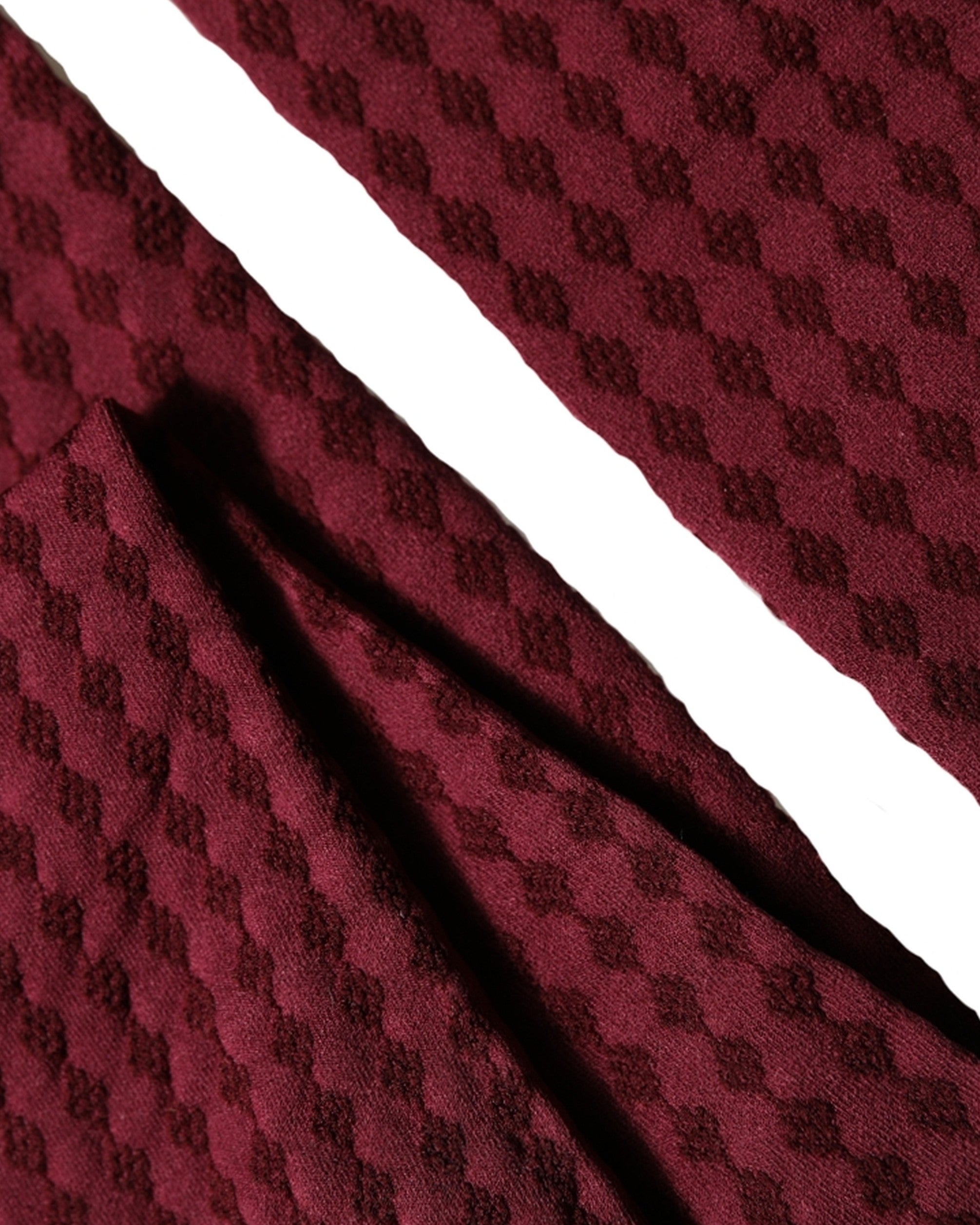 Dolce & Gabbana Burgundy Nylon Fishnet Pantyhose Stockings Socks