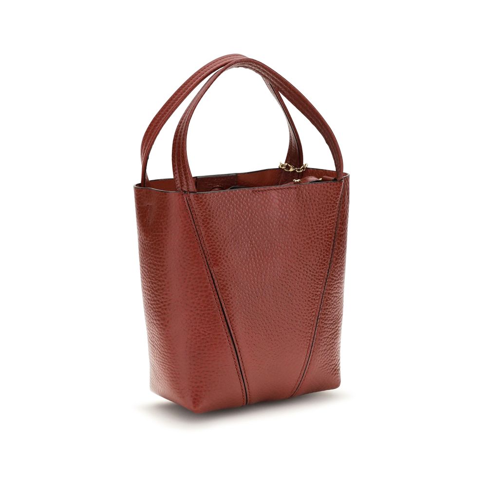 Chloé Red Calf Leather Bos Taurus Shoulder Bag