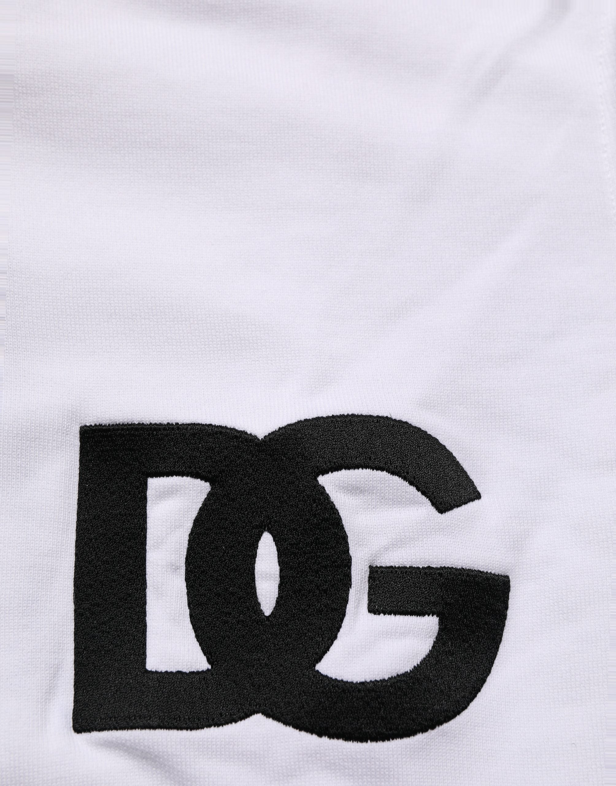 Dolce & Gabbana White Cotton Crew Neck Sweatshirt Sweater