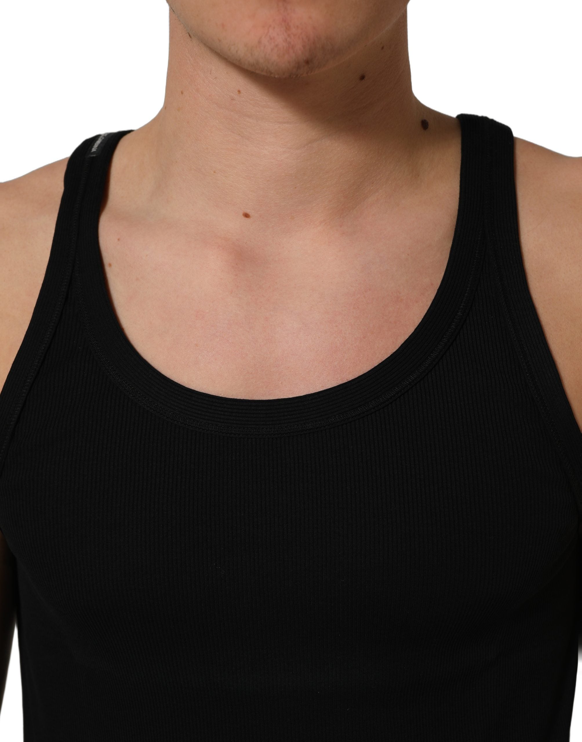Dolce & Gabbana Black Tank Sleeveless Underwear Men T-shirt