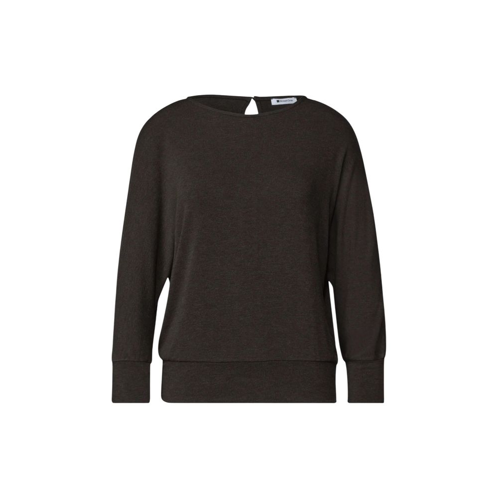 Street One Brown Viscose Long Sleeve T-Shirt