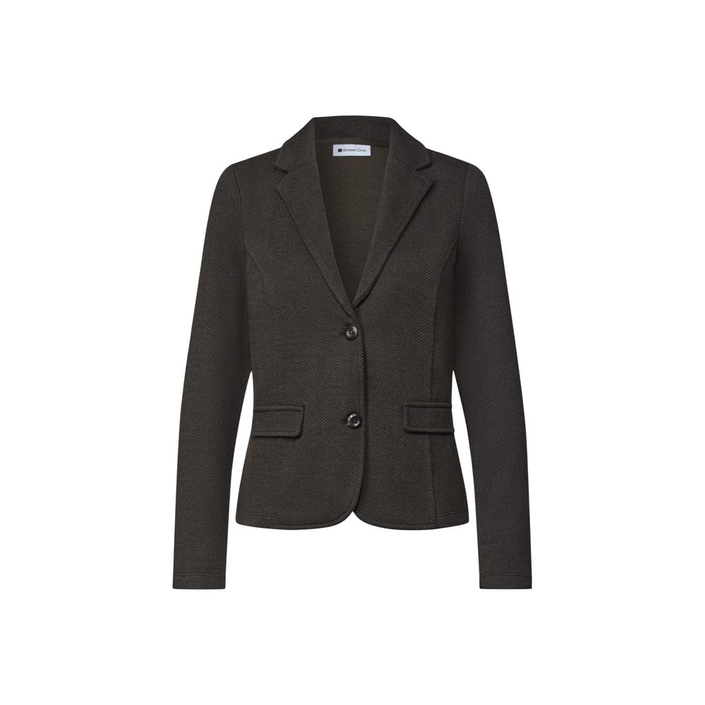Street One Brown Polyester Blazer
