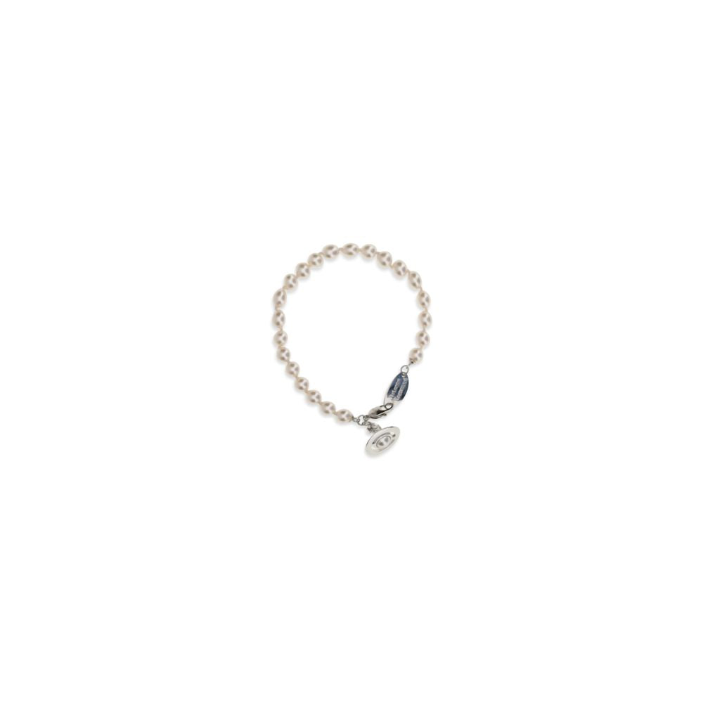 Vivienne Westwood Beige Brass Bracelet