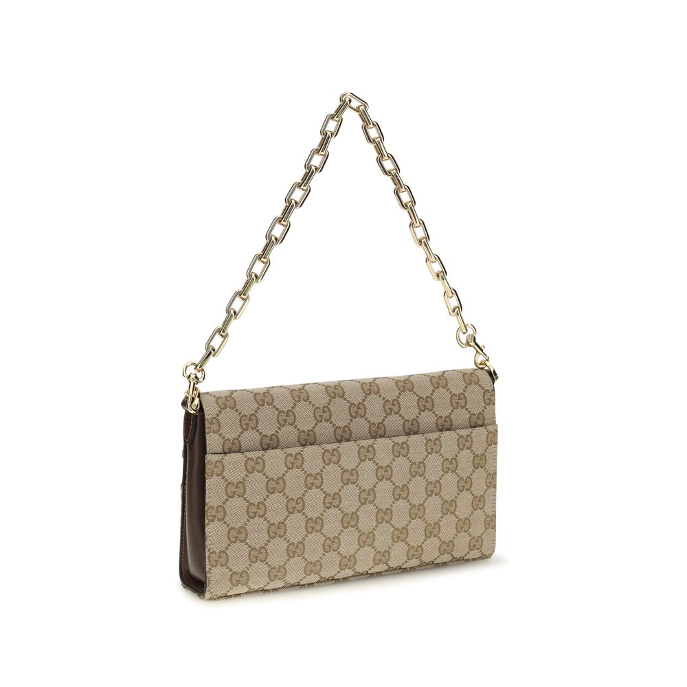 Gucci Beige Fabric Shoulder Bag