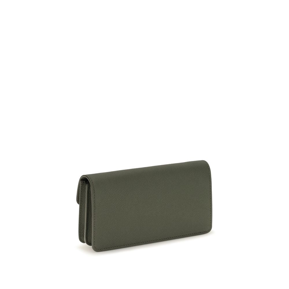 Valentino Garavani Bicolor Calf Leather Bos Taurus Wallet