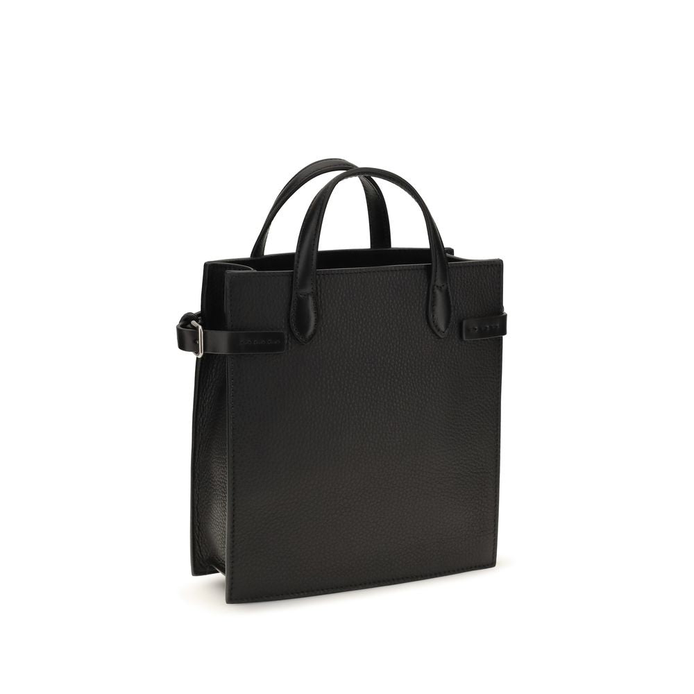 Valentino Garavani Black Calf Leather Bos Taurus Handbag