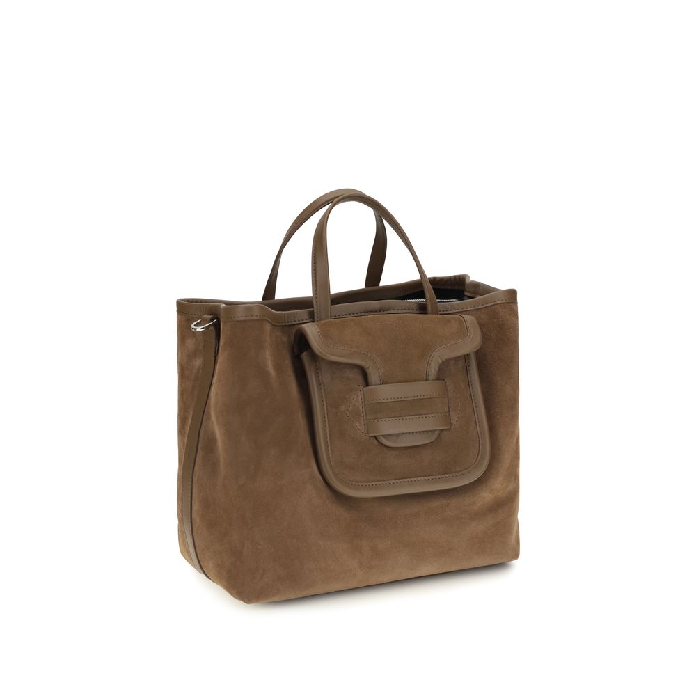 Pierre Hardy Brown Suede Leather Shoulder Bag