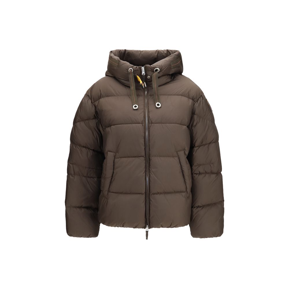 Parajumpers Brown Goose Down Full-Length Jacket