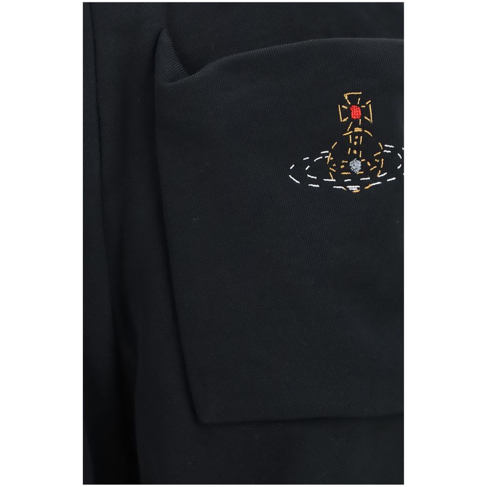 Vivienne Westwood Black Cotton Athletic Pants