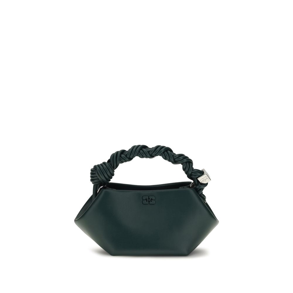Ganni Bicolor Recycled Leather Shoulder Bag
