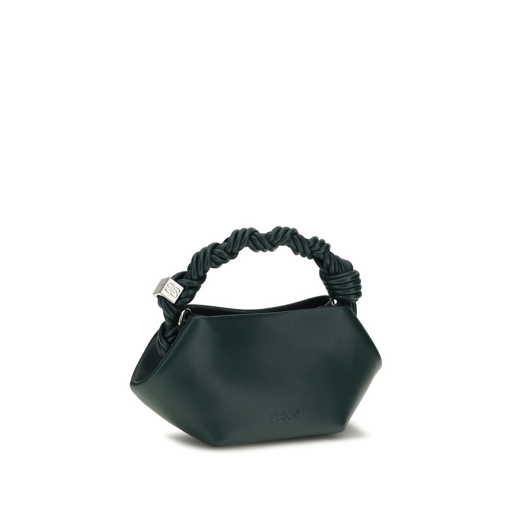 Ganni Bicolor Recycled Leather Shoulder Bag